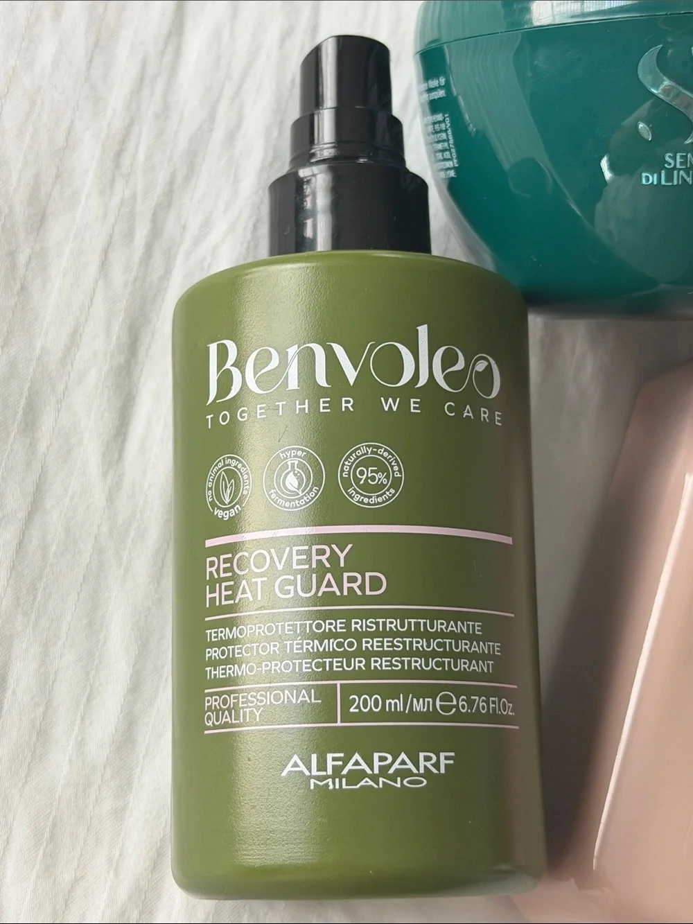 Keratin Therapy & Semi di Lino Pink Leave-In Conditioner Pink Alfaparf Milano